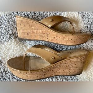 Sam Edelman Sandal, 8.5, Beige, 3” Heel
